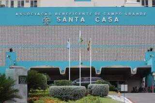 Santa Casa de Campo Grande, onde a vítima está internada. (Foto: Arquivo/Campo Grande News)