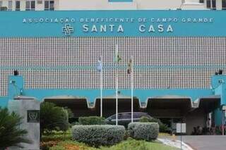 Santa Casa de Campo Grande, onde a vítima está internada. (Foto: Arquivo/Campo Grande News)