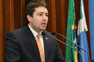 Deputado estadual João Henrique Catan (PL) na Assembleia Legislativa de MS. (Foto: Divulgação/ALMS)
