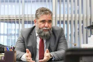 Delegado Carlos Henrique Cotta D’Ângelo assumiu comando da PF em Mato Grosso do Sul. (Foto: Henrique Kawaminami)