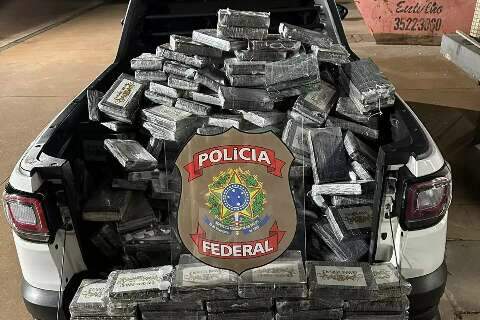 Em fundo de cabine de caminhão, traficante escondia R$ 20 milhões em cocaína