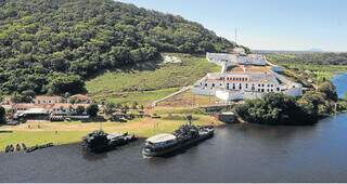 Forte Coimbra, em Corumbá, município citado sobre a Guerra do Paraguai. (Foto: Divulgação/Defesa Naval)