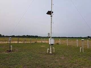 Estação meteorológica instalada em Campo Grande (Foto: Divulgação/Governo de MS) 