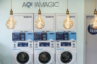 A Aquamagic, renomada lavanderia self-service, abriu suas portas na capital do Mato Grosso do Sul. (Foto: Henrique Kawaminami)