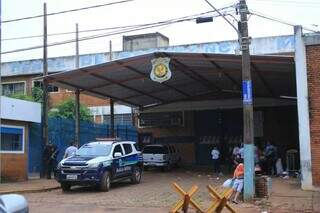 Polícia Militar na Penitenciária de Segurança Máxima de Campo Grande. (Foto: Arquivo/Campo Grande News)
