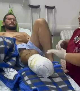 Maki Carvalho Lanzarini teve perna amputada após acidente (Foto: Arquivo pessoal)