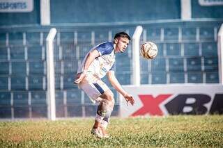 Jogador do Costa Rica durante partida do Campeonato Estadual (Foto: Divulgação/CREC)