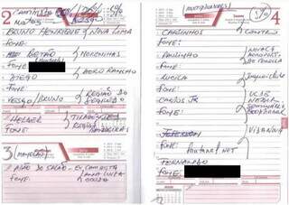 Registro de pontos em toda Capital anotados pelo major reformado, Gilberto Luiz. (Foto: Reprodução processo)