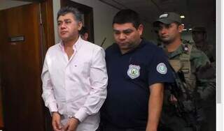 Jarvis Pavão, o “Barão da Droga”, quando foi preso no Paraguai. (Foto: Arquivo Capitan Bado)