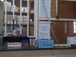 Farmácia em Unidade de Saúde no bairro Moreninhas, em Campo Grande (Foto: Idaicy Solano/Arquivo)