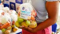 Projeto coleta frutas e verduras na Ceasa, para entrega gratuita à famílias