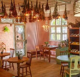 Padaria inspirada em plantas aposta em decoração e comidas sem glúten