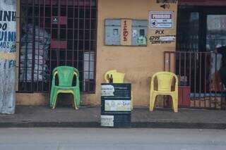 Conveniência onde vítima foi baleada (Foto: Marcos Maluf)