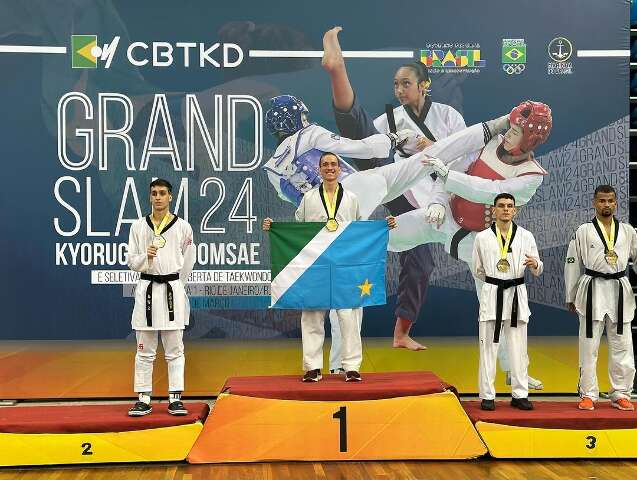 Lutador de taekwondo de MS conquista ouro no Rio de Janeiro