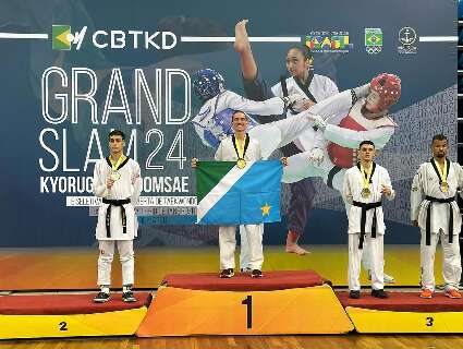 Lutador de taekwondo de MS conquista ouro no Rio de Janeiro