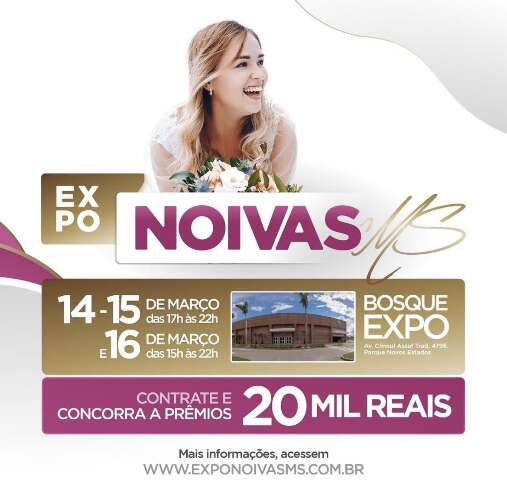 Com prêmios de 20 mil, Expo Noivas MS começa hoje na Capital