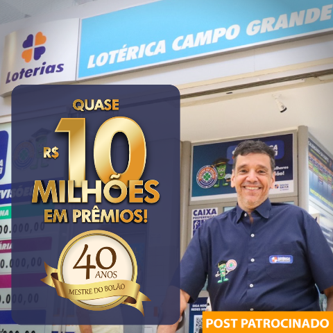 Lotérica Campo Grande faz 40 anos e comemora credibilidade inabalável