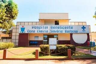 Hospital Beneficente Dona Elmíria Silvério Barbosa, onde funcionava o Centro de Parto Normal de Sidrolândia (Foto: Divulgação) 