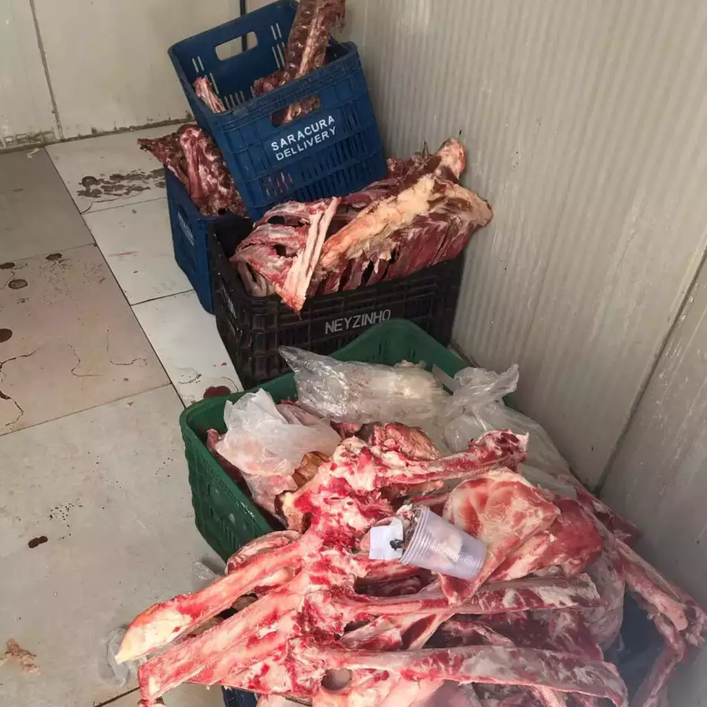 Empresária nega vínculo com escolas e venda de carne imprópria