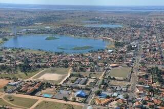 Vista aérea do município de Três Lagoas, situado a 327 quilômetros de Campo Grande. (Foto: Arquivo/Semadesc)