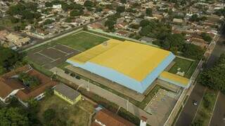 Centro Poliesportivo Vila Almeida (visto de cima) será a sede (Foto: Divulgação)