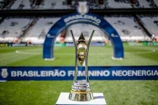 Troféu do Brasileiro Feminino que será entregue ao time campeão (Foto: CBF)