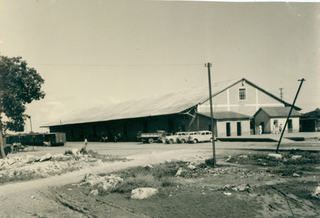 Registro do armazém da NOB, em Corumbá, no ano de 1968. (Foto: Arquivo)