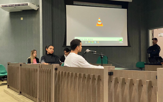 Acusado disse durante depoimento que foi ameaçado para confessar crime (Foto: Antonio Bispo)