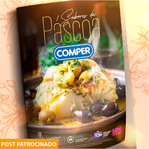 Supermercado Comper lança revista com seleção especial de pratos para Páscoa