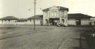 Registro da Estação Ferroviária de Campo Grande em 1940. (Foto: Arquivo Iphan).