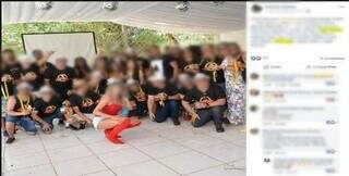 No processo, promotoria anexou postagem do Facebook sobre festa. (Foto Reprodução)