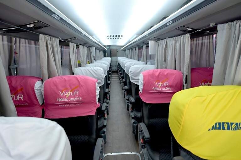 Você concorda com lei que obriga assento exclusivo para mulheres em ônibus?