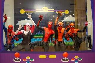 Presença de cosplayers do Homem-Aranha no Sesc Geek. (Foto: Divulgação)