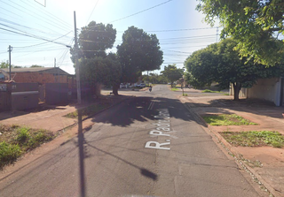 Rua Padre Damião, onde ocorreu a troca de tiros (Foto: Reprodução Google Street View)