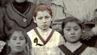 Única registro que mostra o rosto real de Laura Vicuña (Foto: Catholic Journal)