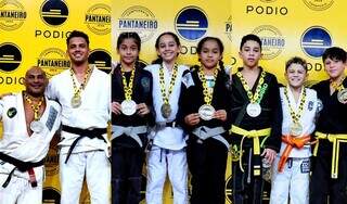 Atletas de Três Lagoas que conquistaram medalhas na competição (Foto: Divulgação)