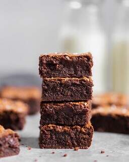 Brownies ‘chocolatudos’ são receita de sucesso de fisioterapeuta. (Foto: Arquivo pessoal)