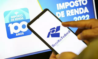 Contribuinte acessa site da Receita Federal em computador e aplicativo de smartphone (Foto: Marcelo Camargo/Agência Brasil)