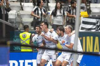 Juan Dinenno comemorando gol diante do Atlético Mineiro (Foto: Divulgação/Cruzeiro) 