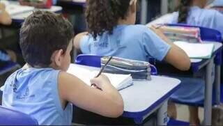 Estudantes do ensino fundamental em sala de aula (Foto: arquivo/Campo Grande News)