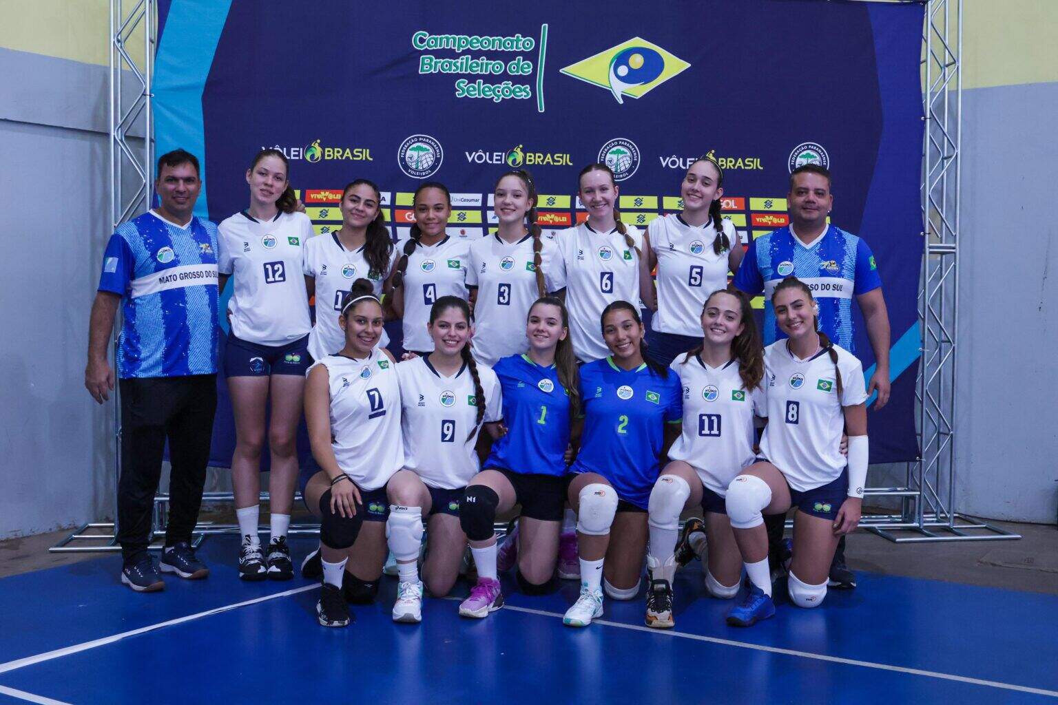 Seleção de MS termina Brasileiro Feminino de Vôlei em 5º lugar