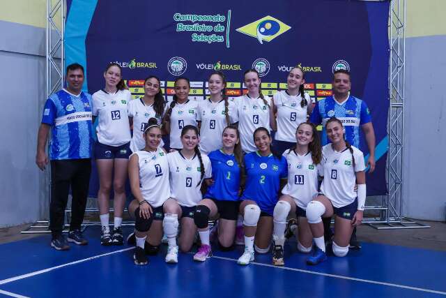 Sele&ccedil;&atilde;o de MS termina Brasileiro Feminino de V&ocirc;lei em 5&ordm; lugar