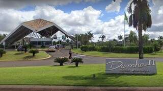 Entrada do Parque Residencial Damha II, em Campo Grande. (Foto: Reprodução Google Maps)