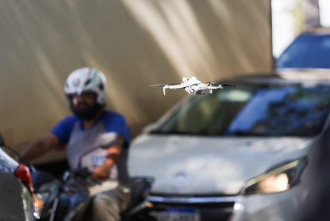 Com foco nas infrações, drone vai funcionar como extensão dos olhos dos agentes