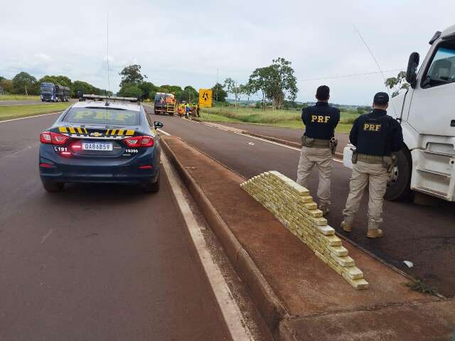 Pai e filho s&atilde;o presos transportando 113 quilos de coca&iacute;na para o RS