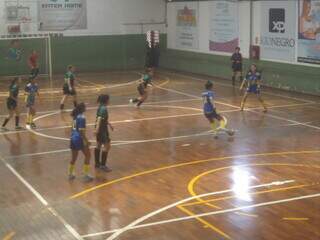 Jogos da Copa Pelezinho de Futsal foram disputados neste sábado. (Foto: Divulgação)