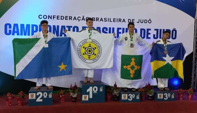 Com 104 medalhas, MS fica em 1&ordm; lugar em seletiva regional do brasileiro de Jud&ocirc;