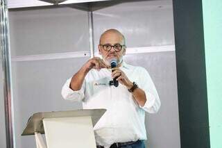 CEO da Atvos, Bruno Serapião, durante Expocanas (Foto:Henrique Kawaminami)