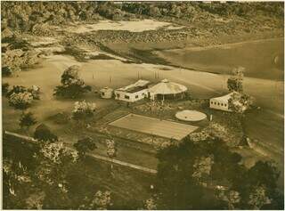 Balneário de Lagoa Rica durante período ativo. (Foto: Arquivo/IBGE)