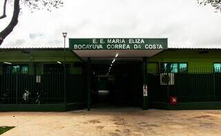 Fachada da escola da rede estadual, que fica no Bairro Vila Margarida, na Capital (Foto: Divulgação/SED)